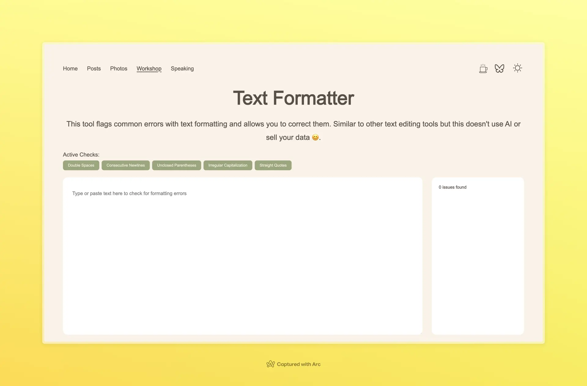 Text Formatter